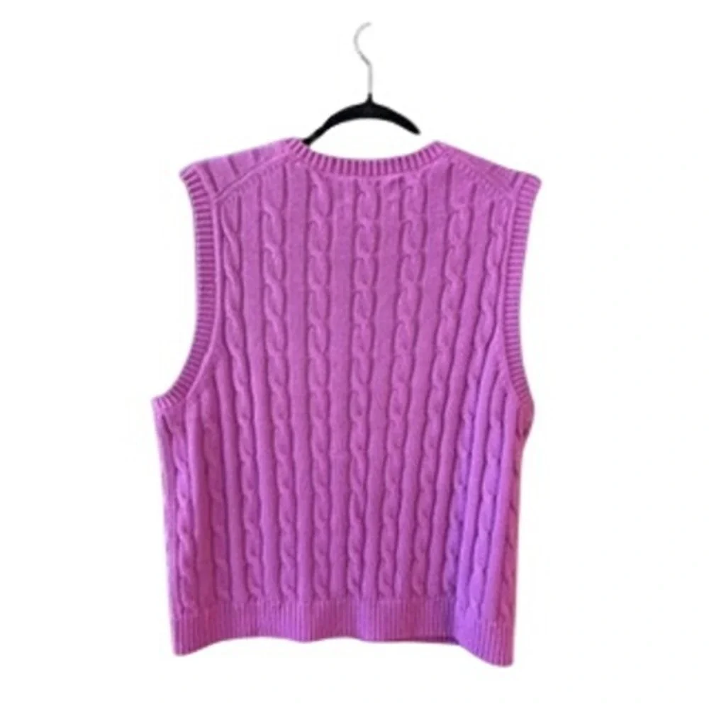 Piombo Cotton Sweater Vest Size XL